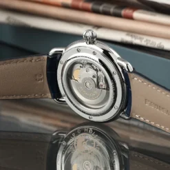 Aerowatch 1942 77983-AA02-BR-BLEU 1942 Moon Phase Watch -Deals Tock Luxe Store aerowatch 77983 aa02 br bleu 1942 moon phase 15192397