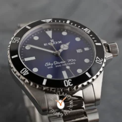 Edox Skydiver 53017-3NM-BUI Watch -Deals Tock Luxe Store edox skydiver 53017 3nm bui 11560602