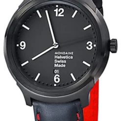 Mondaine Helvetica MH1.B1221.LB Helvetica No1 Bold 43 NY Edition Watch -Deals Tock Luxe Store mondaine helvetica no1 bold 43 ny edition mh1 b1221 lb 3