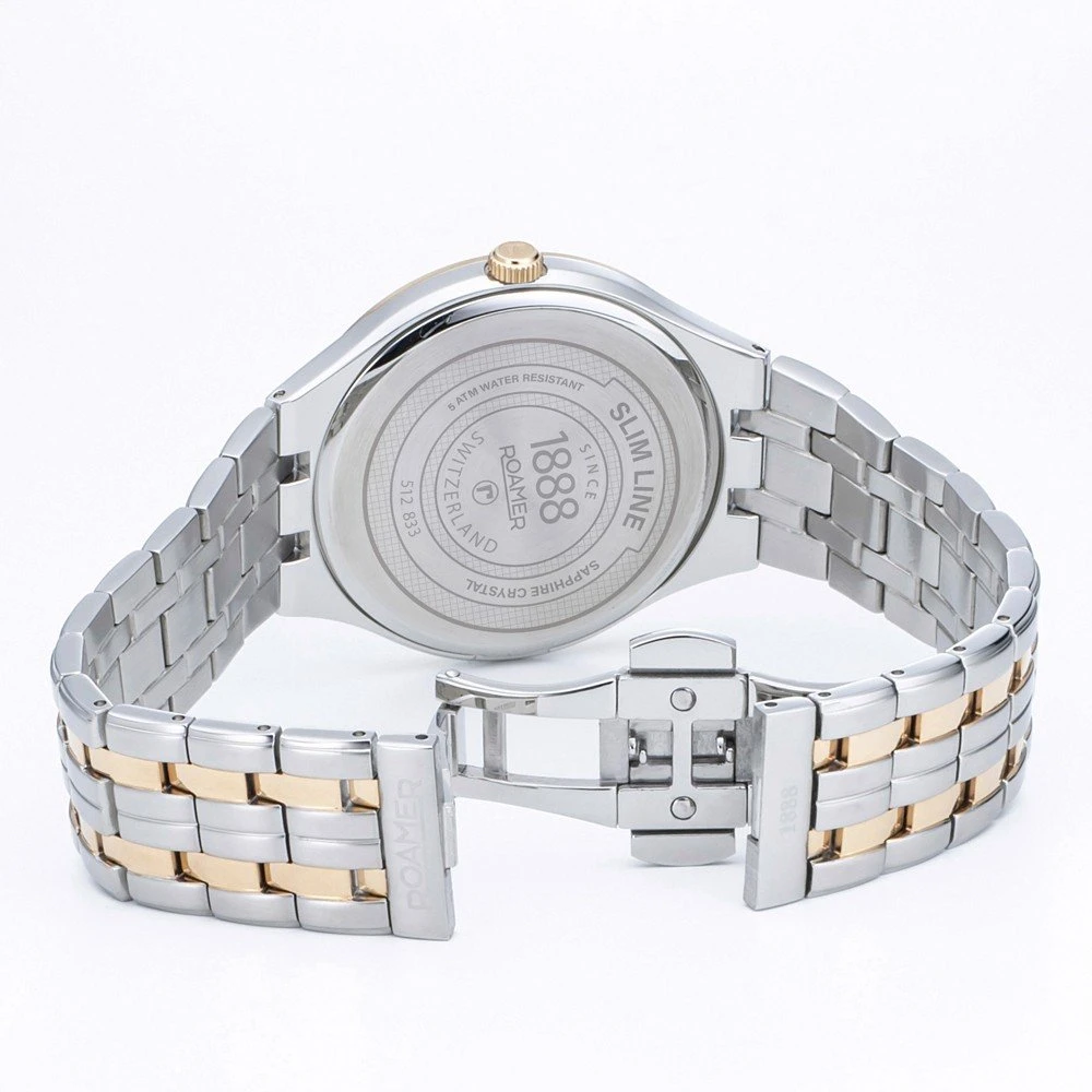 Roamer Slim-Line 512857-47-15-20 Slim-Line Classic Ladies Watch 3 Roamer Slim-Line 512857-47-15-20 Slim-Line Classic Ladies Watch - Image 3